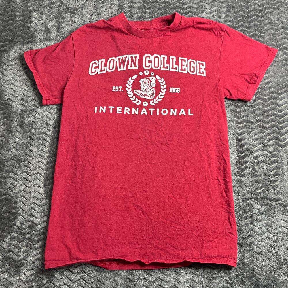 Clown College International T Shirt Mens Size Small Red Got Funny